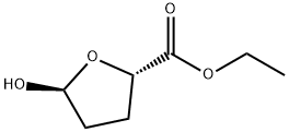 2-Furancarboxylicacid,tetrahydro-5-hydroxy-,ethylester,(2S-trans)-(9CI) Struktur