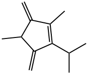 Cyclopentene, 1,4-dimethyl-3,5-bis(methylene)-2-(1-methylethyl)- (9CI) Struktur