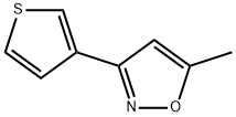 Isoxazole, 5-methyl-3-(3-thienyl)- (9CI) Struktur