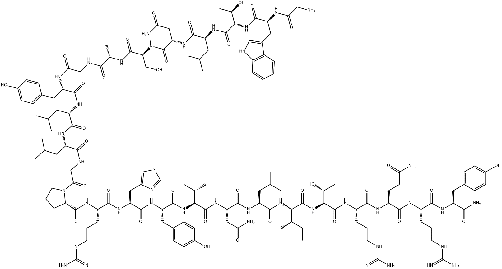 Galanin (1-13)-Neuropeptide Y (25-36) amide 結(jié)構(gòu)式