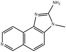 2-Amino-3-methyl-3H-imidazo[4,5-F]isoquinoline Struktur