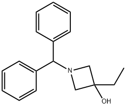 1-BENZHYDRYL-3-ETHYLAZETIDIN-3-OL Struktur