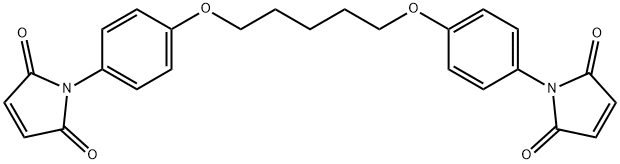 1,4-BIS(4-MALEIMIDOPHENOXY)PENTANE Struktur