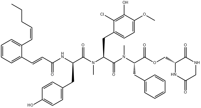 pepticinnamin E Struktur