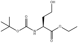 (S)-N-Boc-L-homoserine Ethyl Ester Struktur