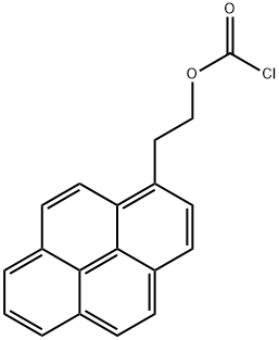 2-(1-PYRENYL)ETHYL CHLOROFORMATE Struktur