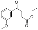 ETHYL 4-(3-METHOXYPHENYL)-4-OXOBUTYRATE Struktur