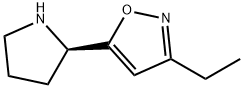 Isoxazole, 3-ethyl-5-(2-pyrrolidinyl)-, (R)- (9CI) Struktur