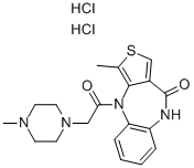 TELENZEPINE DIHYDROCHLORIDE Struktur