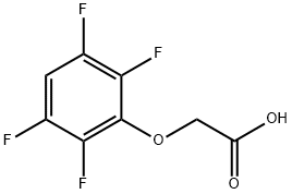 2,3,5,6-TETRAFLUOROPHENYLOXY-ACETIC ACID Struktur