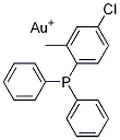 Chloro[diphenyl(o-tolyl)phosphine]gold(I) 97% Struktur