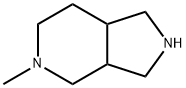 5-METHYLOCTAHYDRO-1H-PYRROLO[3,4-C]PYRIDINE Struktur