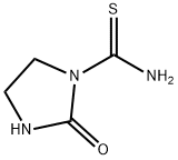 1-thiocarbamoyl-2-imidazolidinone Struktur