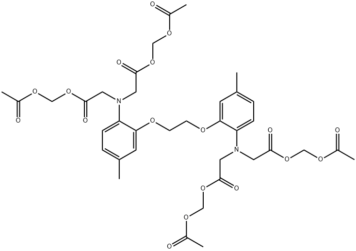 5 5'-DIMETHYL-BAPTA-AM* Struktur