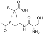 N-Serinyl-S-acetylcysteamine trifluoroacetate Struktur