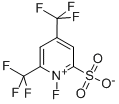 N-FLUORO-4,6-BIS(TRIFLUOROMETHYL)PYRIDINIUM-2-SULFONATE Struktur