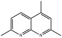 2,4,7-Trimethyl-1,8-naphthyridine Struktur