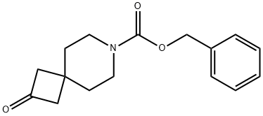 2-OXO-7-AZA-SPIRO[3.5]NONANE-7-CARBOXYLIC ACID BENZYL ESTER Struktur