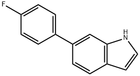 6-(4-FLUOROPHENYL)INDOLE Struktur