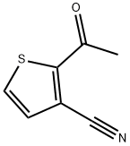 3-Thiophenecarbonitrile, 2-acetyl- (9CI) Struktur