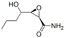 Oxiranecarboxamide, 3-(1-hydroxybutyl)-, [2R-[2alpha,3alpha(R*)]]- (9CI) Struktur