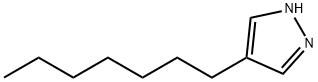 4-heptylpyrazole Struktur