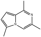 Pyrrolo[1,2-a]pyrazine,  1,3,6-trimethyl- Struktur