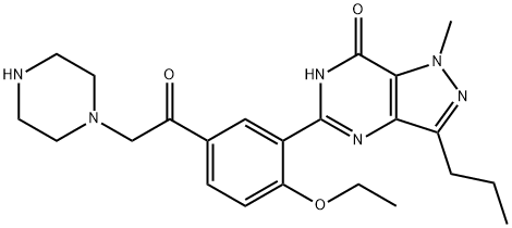 N-Desethyl Acetildenafil Struktur