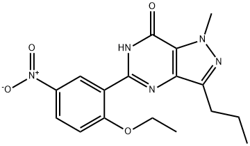 5-(2-Ethoxy-5-nitrophenyl)-1,6-dihydro-1-Methyl-3-propyl-7H-pyrazolo[4,3-d]pyriMidin-7-one Struktur