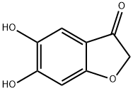 5,6-Dihydroxybenzofuran-3-one Struktur