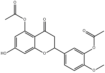 Hesperetin 3,4-Diacetate Struktur