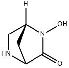 2,5-Diazabicyclo[2.2.1]heptan-3-one,2-hydroxy-,(1R)-(9CI) Struktur