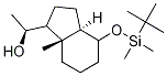 (1R)-1-((1S,3aR,7aR)-4-(tert-butyldiMethylsilyloxy)-7a-Methyloctahydro-1H-inden-1-yl)ethanol Struktur