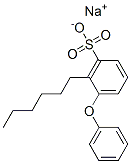 SODIUM HEXYLDIPHENYL ETHER SULFONATE Struktur