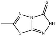 6-Methyl-[1,2,4]triazolo[3,4-b][1,3,4]thiadiazole-3(2H)-thione Struktur