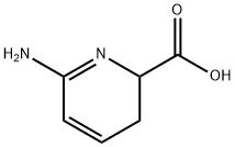 2-Pyridinecarboxylicacid,6-amino-2,3-dihydro- Struktur