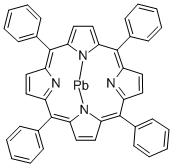 meso-Tetraphenylporphyrin-Pb(II) Struktur