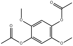 2,5-Dimethoxy-1,4-benzenediol diacetate Struktur