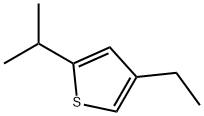 Thiophene, 4-ethyl-2-(1-methylethyl)- (9CI) Struktur