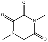 Piperazinetrione, 1,4-dimethyl- (9CI) Struktur