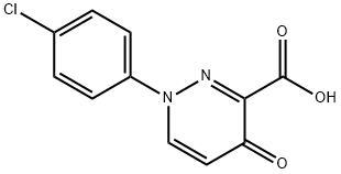 1-(4-chlorophenyl)-4-oxo-1,4-dihydropyridazine-3-carboxylic acid Structure