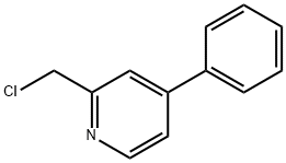 2-(CHLOROMETHYL)-4-PHENYLPYRIDINE Struktur