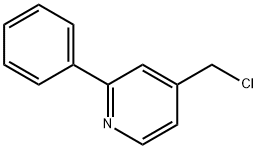 4-(CHLOROMETHYL)-2-PHENYLPYRIDINE Struktur