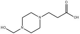 1-Piperazinepropanoicacid,4-(hydroxymethyl)-(9CI) Struktur