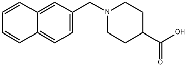 1-(2-NAPHTHALENYLMETHYL)-4-PIPERIDINECARBOXYLIC ACID Struktur