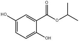 Benzoic acid, 2,5-dihydroxy-, 1-Methylethyl ester Struktur