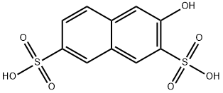 3-Hydroxynaphthalene-2,7-disulphonic acid Struktur