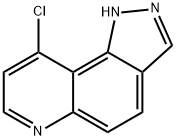 9-chloro-1H-pyrazolo[3,4-f]quinoline Struktur