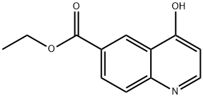 Ethyl 4-hydroxyquinoline-6-carboxylate Struktur