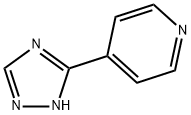 3-(4-Pyridinyl)-1H-1,2,4-triazole Struktur